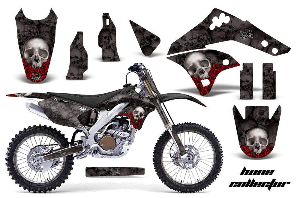 Kawasaki KX250F 06-08 Graphics Kit NPs Bones K